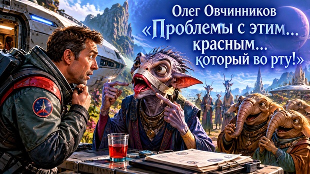 Олег Овчинников «Проблемы с этим... красным... который во рту!»